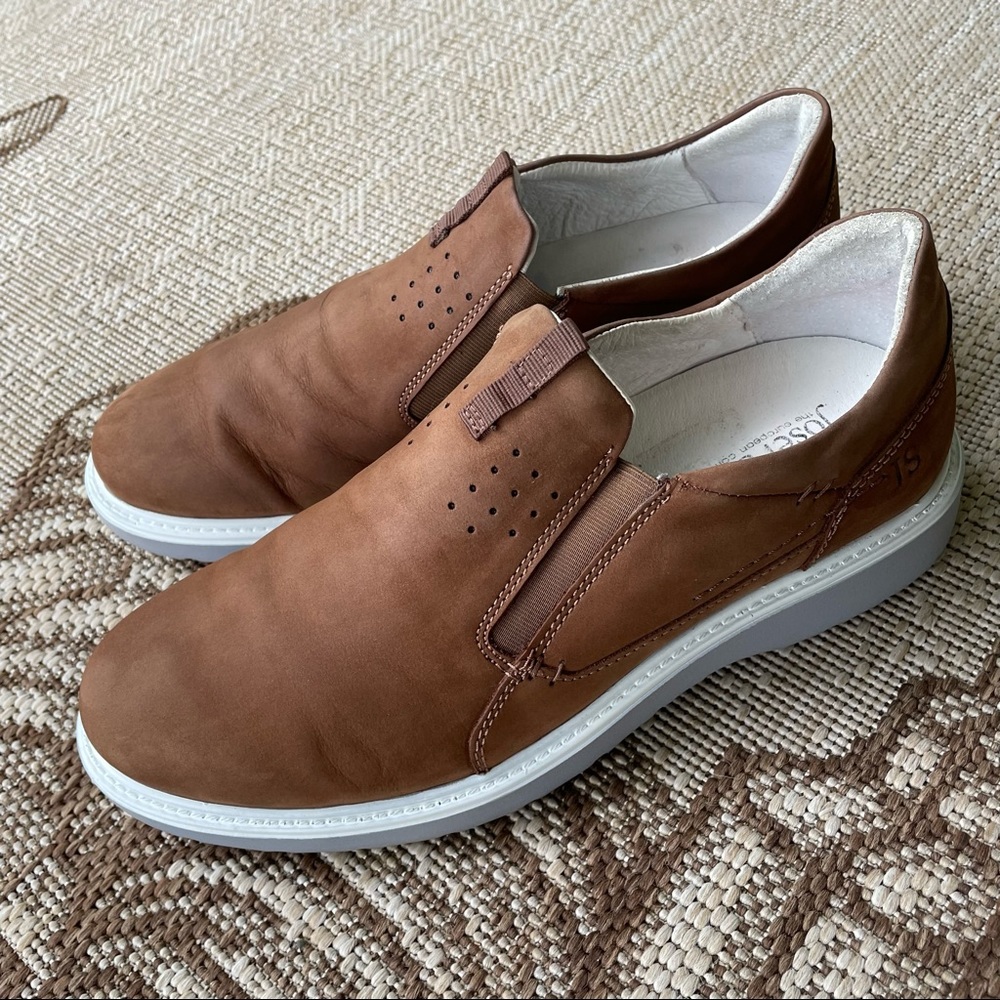 Josef Seibel Loafers Men’s EU 42 (US 8.5-9) Brown Leather Slip On Shoes